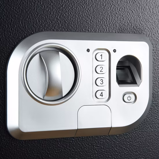 Coffre-fort à accès rapide avec serrure à combinaison, coffre-fort pour pistolet à argent