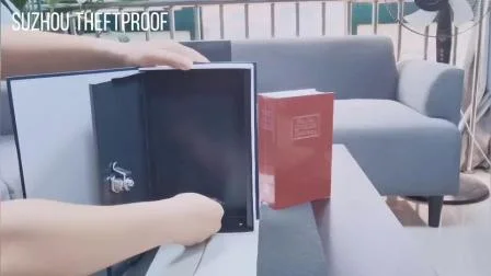Coffre-fort de livre caché déguisé bon marché de conception personnalisée avec serrure à combinaison